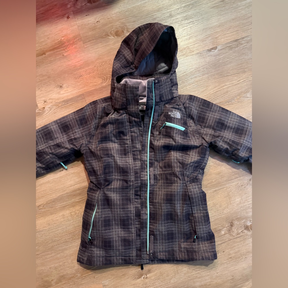 The North Face Women’s Plaid Hooded Winter Coat